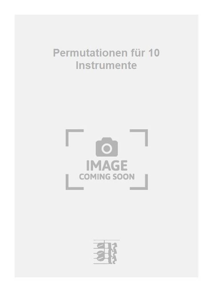 Permutationen für 10 Instrumente